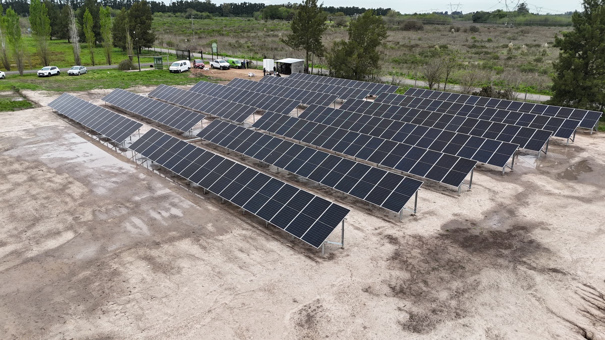 Parque solar de La Pebeta en Los Cardales