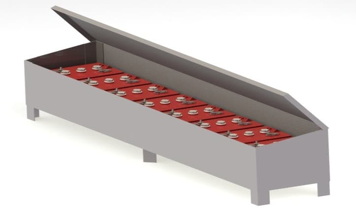 Rack Exterior para 8 baterías Trojan